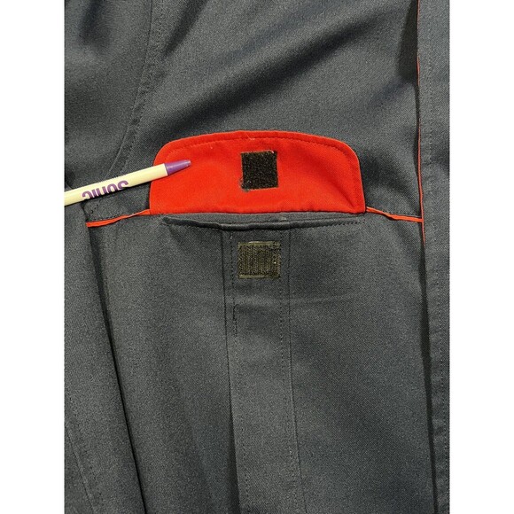 Vtg 70's Marv Holland Canada Bomber Pleated Jacket Sz Large Retro Pocket Flap - Picture 4 of 13